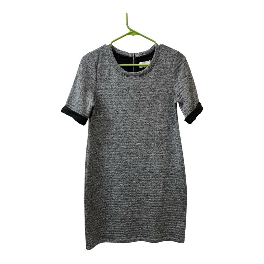 ❤️3/$15 Lou & Grey Charcoal Knit Top Dress Size S